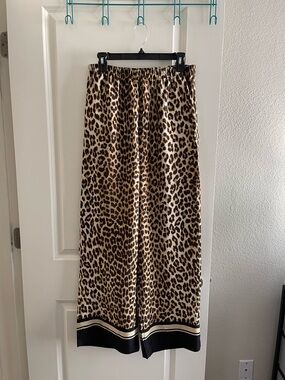 H&M leopard pants